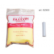 Filtry fajkowe FALCON 62900, z celulozy drzewnej, 9 mm, 25 szt./op.