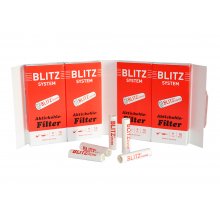 Filtry fajkowe 80140 Blitz, ceramika/węgiel, 9 mm, 40 szt./op