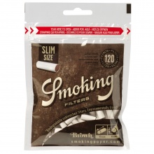 Filtry papierosowe 43405 Smoking Brown Slim, 6 mm, 120 szt./op. 