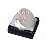Lusterko kosmetyczne EL-05.2 "Flowers V Rose" ze Swarovski® crystals