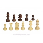 Szachy 2068 szachy + warcaby + backgammon, drewniane, brązowe,26.8 x 13.3 x 4