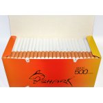 Zestaw do papierosów: gilzy Shark 03009 op. 500 szt.x2 + nabijarka 03152, zapalniczka plastikowa
