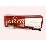 Fajka FALCON 62355517 BILLIARD wrzoścowa, brązowa, prosta + zestaw 25 szt. krązkow filtrujácych